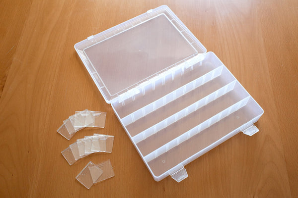 Multipurpose Organizer with Adjustable Dividers - Frosted - Caddy Bay  Collection