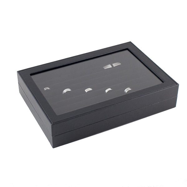 Jewelry & Cuff Links Display Case - Black