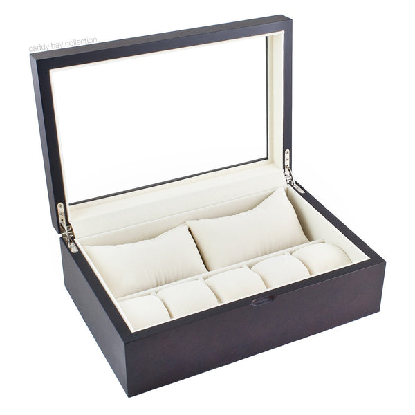 Madera 10 - Walnut - Watch Box - Caddy Bay Collection