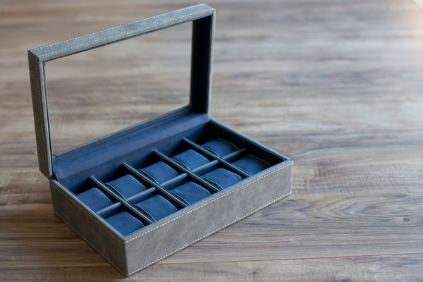 Ardesia 10 - Gray/Blue- Watch Box