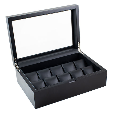 Madera 10 - Black - Watch Box - Caddy Bay Collection