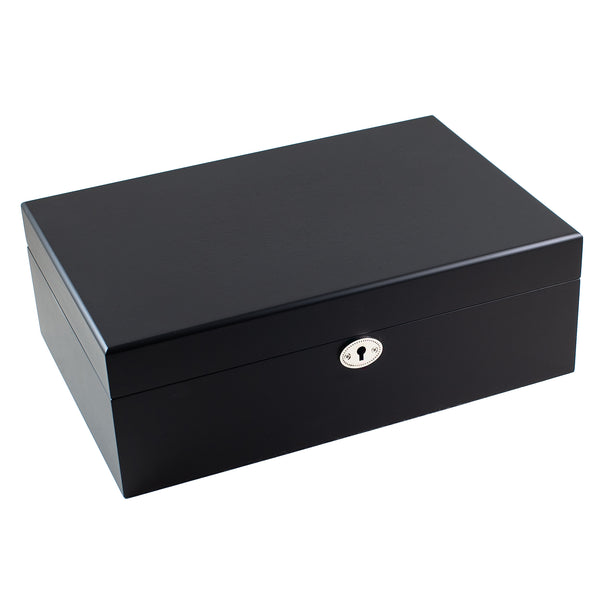 Madera 10 - Solid Top - Black - Watch Box