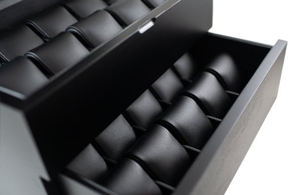 Madera 20 - Solid Top - Black - Watch Box