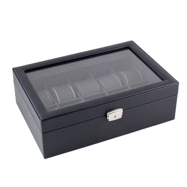 Carbon 10 - Assorted - Watch Box - Caddy Bay Collection
