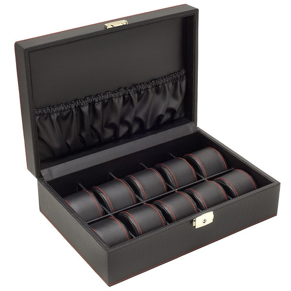 Carbon 10 - Solid Top - Watch Box