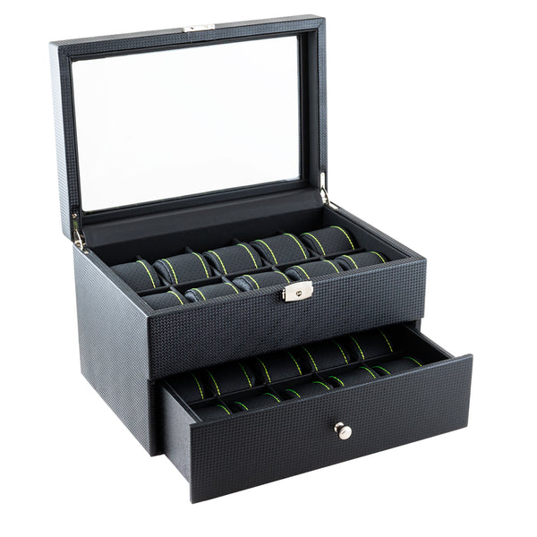 Carbon 20 - Chartreuse - Watch Box