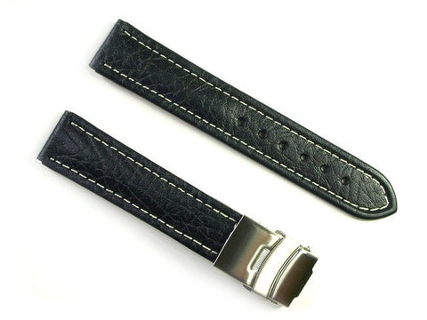 Buffalo Leather Watch Band - Flip Lock