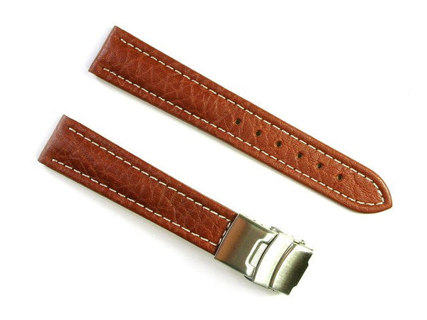 Buffalo Leather Watch Band - Flip Lock