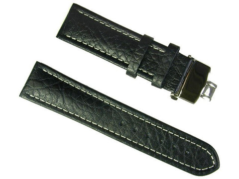 Buffalo Leather Watch Band - Butterfly