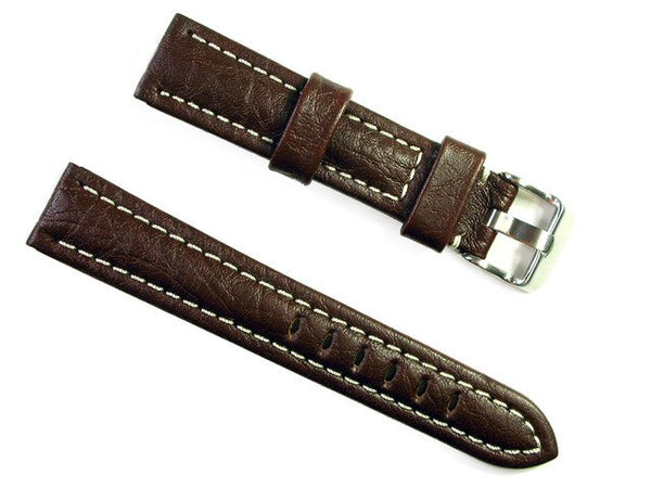 Wrinkled Buffalo Leather Watch Strap