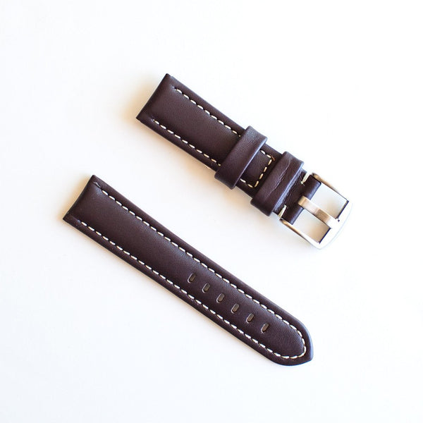 Waterproof Leather Watch Strap