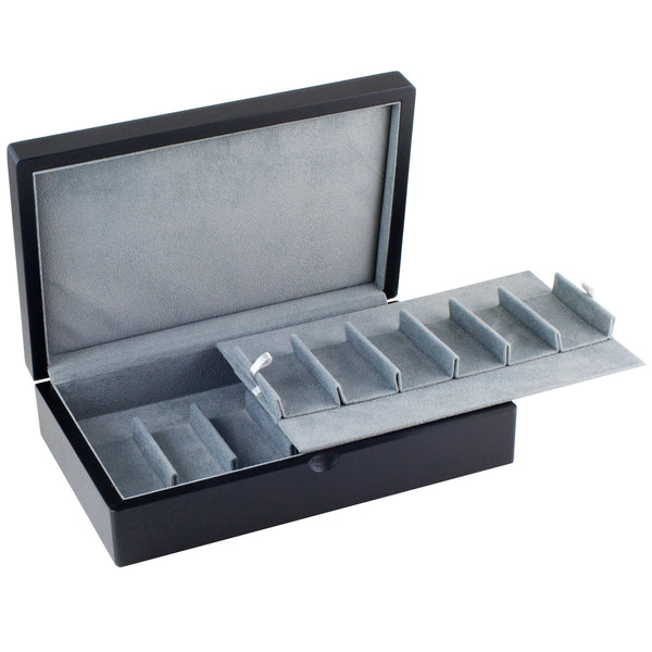 Watch Band Case - Obsidian Wood