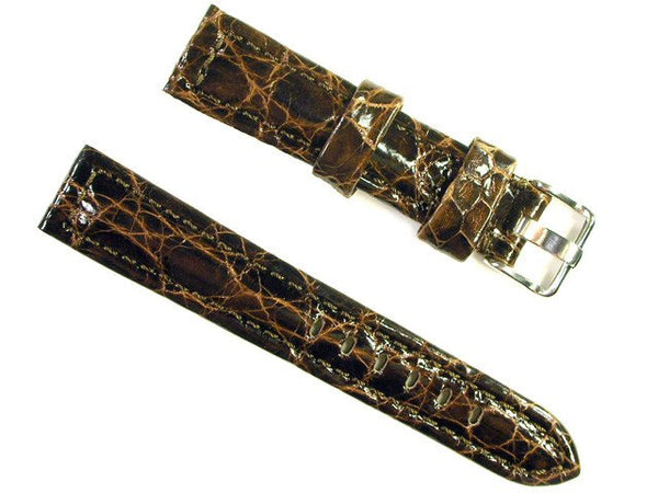 Genuine Crocodile Leather Watch Band