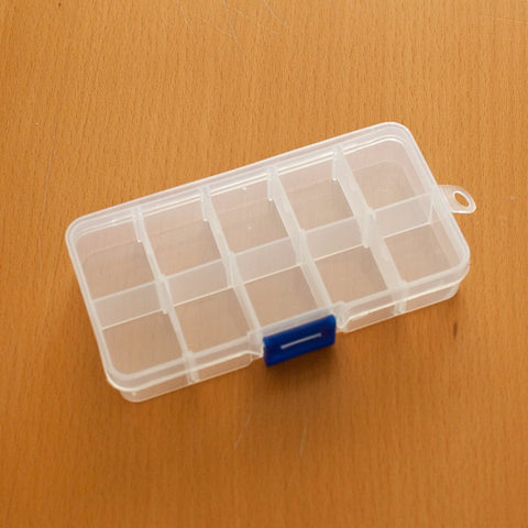 3 Pack Clear Plastic Multipurpose Organizer with Adjustable  Dividers