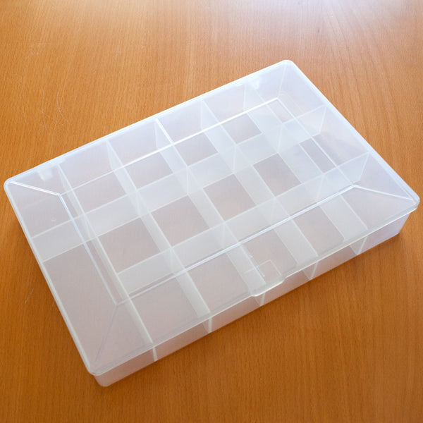 Multipurpose Organizer with 17 Compartments - Frosted