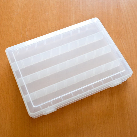 Multipurpose Organizer with Adjustable Dividers - Frosted