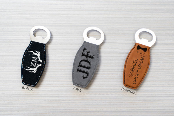 Vegan Leather - Magnetic Bottle Opener