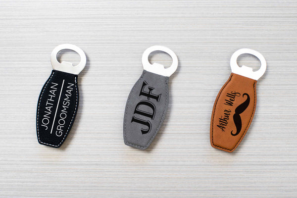 Vegan Leather - Magnetic Bottle Opener