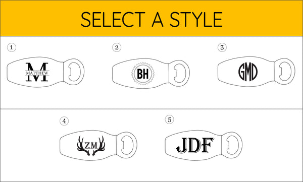 Vegan Leather - Magnetic Bottle Opener