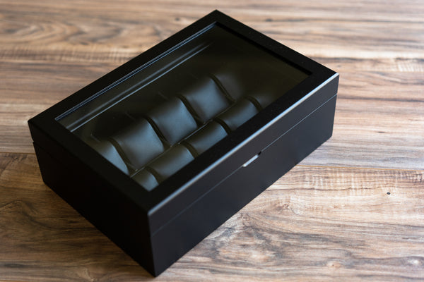 Madera 10 - Black - Watch Box - Caddy Bay Collection