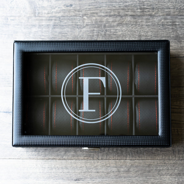 Carbon 10 - Red - Watch Box