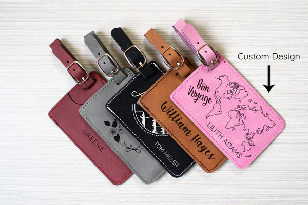 Vegan Leather - Luggage Tag