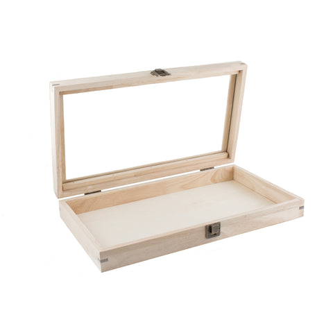 Jewelry Ring Display Case - Wood
