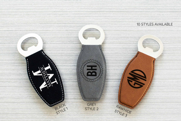 Vegan Leather - Magnetic Bottle Opener