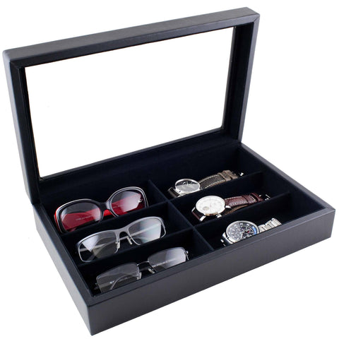 Sunglasses and Accessories Case - Black