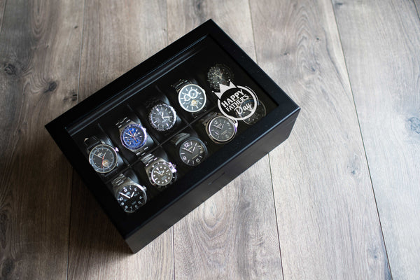 Madera 10 - Black - Watch Box