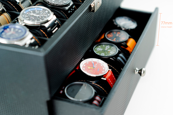 Carbon 20 - Orange - Watch Box