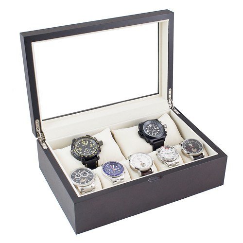 Madera 10 - Walnut - Watch Box - Caddy Bay Collection